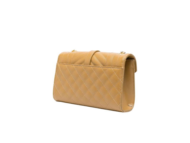 Saint Laurent Saint Laurent Envelope Small Bag In Mix Matelassé Grain De Poudre Embossed Leather Dark Beige - view 2