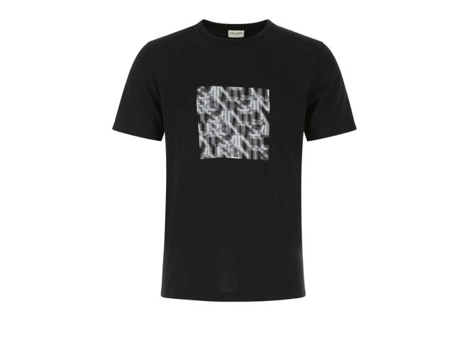 Saint Laurent Saint Laurent Graphic Printed T-Shirt Black - view 1