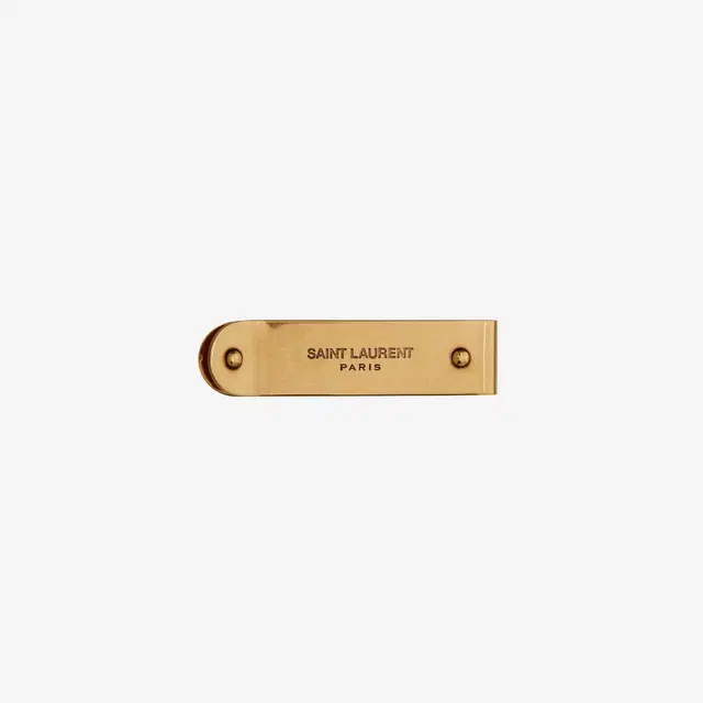 Saint Laurent Saint Laurent ID Money Clip Metal Bronze - view 1