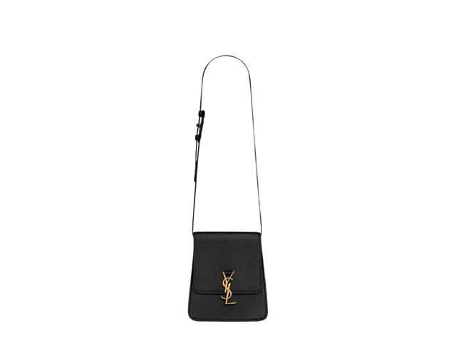 Saint Laurent Saint Laurent Kaia North South Satchel Bag In Vegetable-Tanned Leather With Gold-Toned Metal Hardware Black - view 1