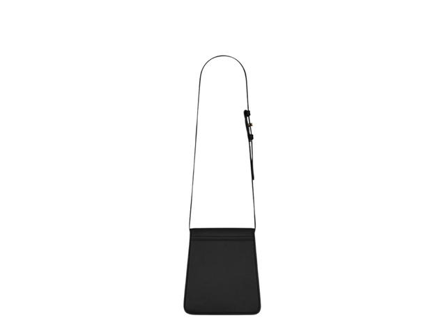 Saint Laurent Saint Laurent Kaia North South Satchel Bag In Vegetable-Tanned Leather With Gold-Toned Metal Hardware Black - view 4