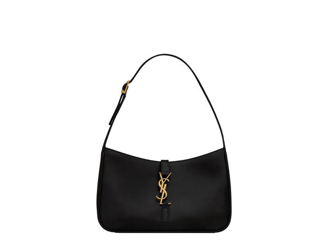 Saint Laurent Saint Laurent Le 5 A 7 In Smooth Leather Noir Bronze-Tone Metal Hardware - view 1