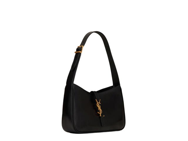 Saint Laurent Saint Laurent Le 5 A 7 In Smooth Leather Noir Bronze-Tone Metal Hardware - view 2