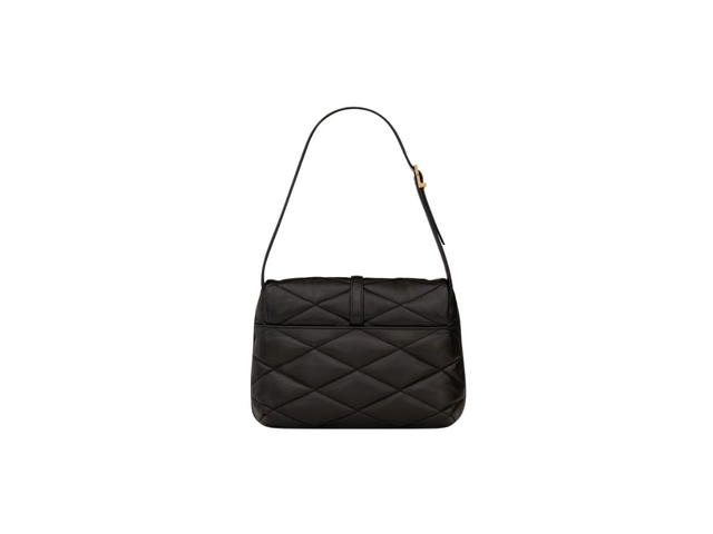 Saint Laurent Saint Laurent Le 57 Hobo Bag In Quilted Lambskin With Bronze-Toned Metal Hardware Black - view 3
