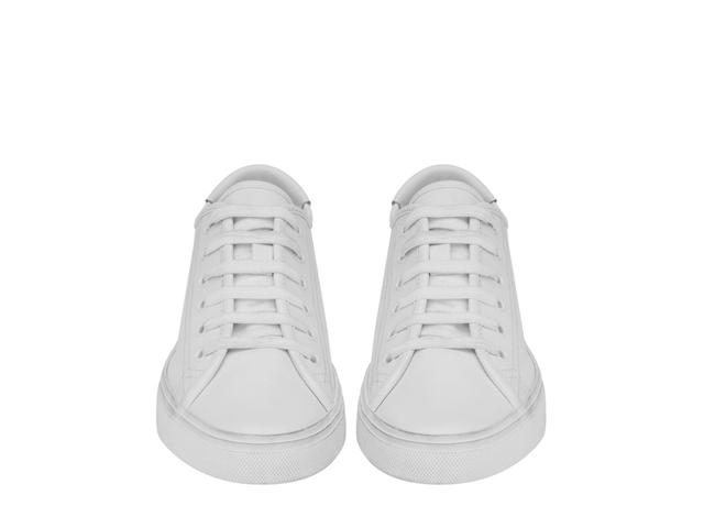 Saint Laurent Saint Laurent Malibu Sneakers In Smooth Leather Optic White - view 3