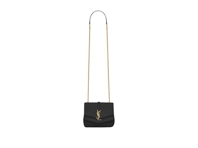 Saint Laurent Saint Laurent Matelassé Sulpice Small In Lambskin With Gold Metal Hardware Black - view 1