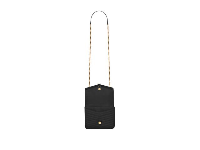 Saint Laurent Saint Laurent Matelassé Sulpice Small In Lambskin With Gold Metal Hardware Black - view 6
