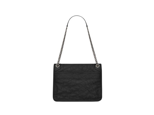 Saint Laurent Saint Laurent Medium Niki In Vintage Leather With Brushed Palladium Hardware Black - view 3