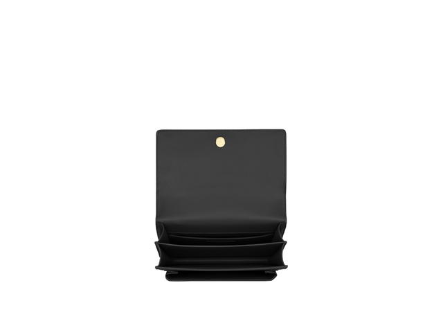 Saint Laurent Saint Laurent Medium Sunset In Smooth Leather With Light Bronze Brass Hardware Noir - view 3