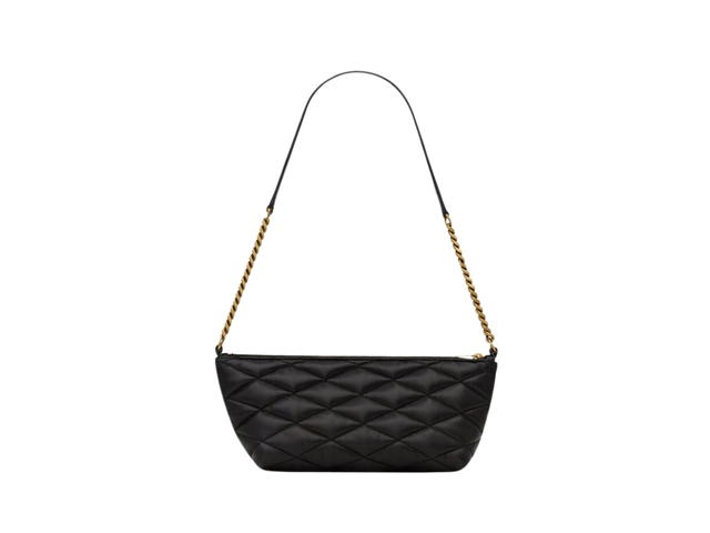 Saint Laurent Saint Laurent Mini Bag In Quilted Lambskin With Bronze-Toned Hardware Black - view 2