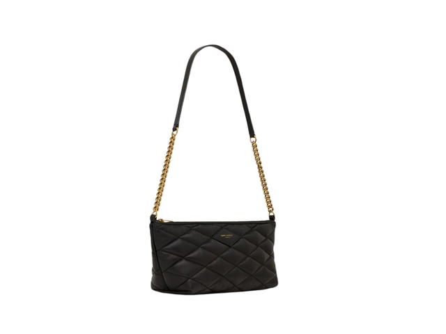 Saint Laurent Saint Laurent Mini Bag In Quilted Lambskin With Bronze-Toned Hardware Black - view 4
