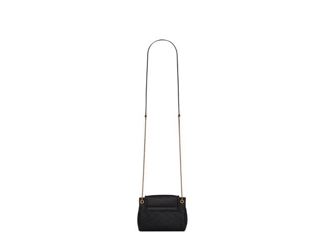 Saint Laurent Saint Laurent Mini Nolita In Lambskin With Bronze-Toned Metal Hardware Black - view 2