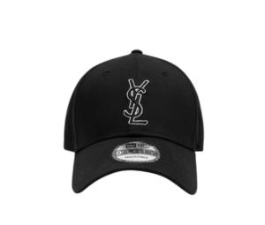 Buy Saint Laurent New Era Cassandre Cap In Canvas Black at Sasom – Authentic and Ready to Ship