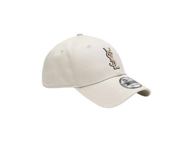 Saint Laurent Saint Laurent New Era Cassandre Cap In Canvas Ecru - view 4