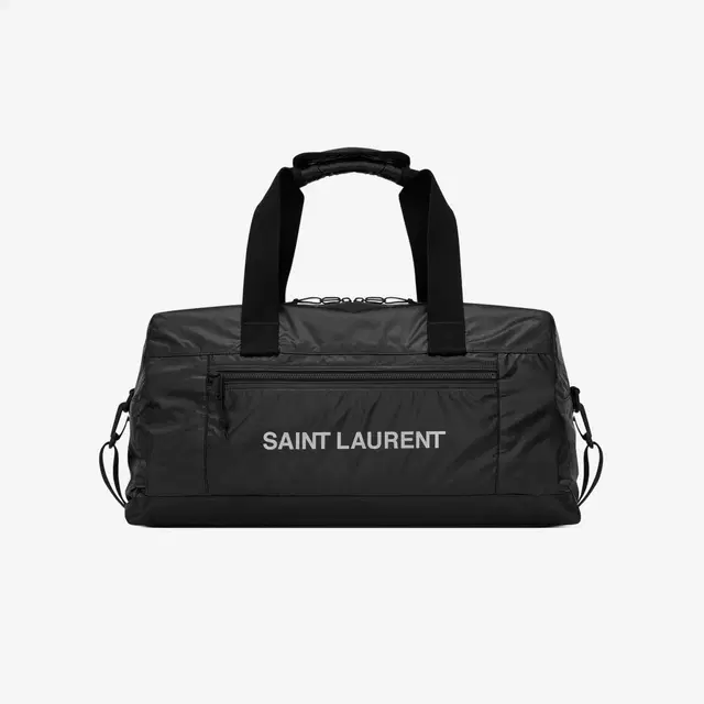 Saint Laurent Saint Laurent Nylon Nuxx Duffle Bag Black Platinum - view 1