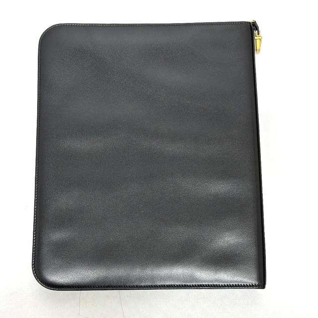 Saint Laurent SAINT LAURENT PARIS 326604 logo iPad case Leather Black - view 3
