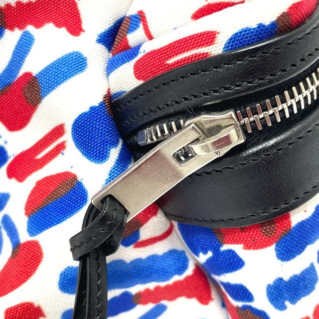 Saint Laurent SAINT LAURENT PARIS 326865 Multi total pattern Backpack-Bag White / Red / Blue - view 5