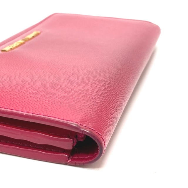 Saint Laurent SAINT LAURENT PARIS 340839 logo Bifold Long Wallet patent Leather Pink - view 4