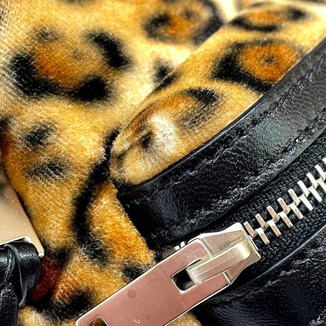 Saint Laurent SAINT LAURENT PARIS 441911 Leopard Mini Backpack Key Holder Bag Charm - view 4