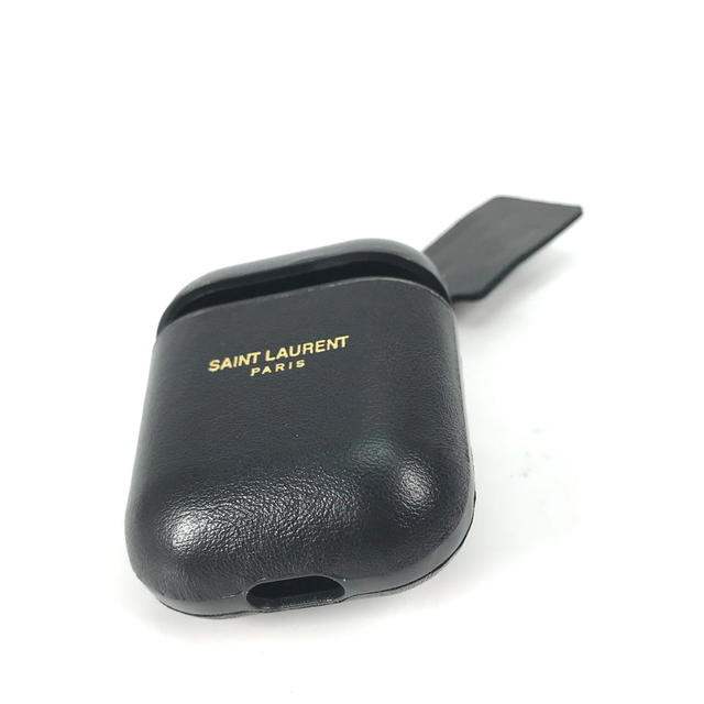 Saint Laurent SAINT LAURENT PARIS 635662 logo airpods case key holder Earphone case Black - view 4