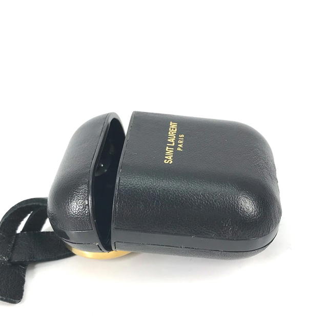 Saint Laurent SAINT LAURENT PARIS 635662 logo airpods case key holder Earphone case Black - view 5