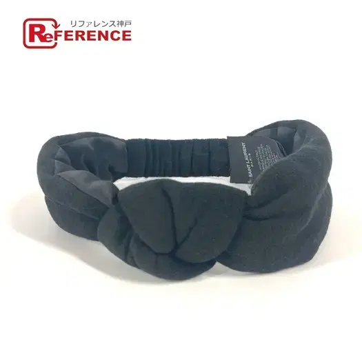 Buy SAINT LAURENT PARIS 682968 headband hair accessories pile hair band cotton Black at Sasom – Authentic and Ready to Ship