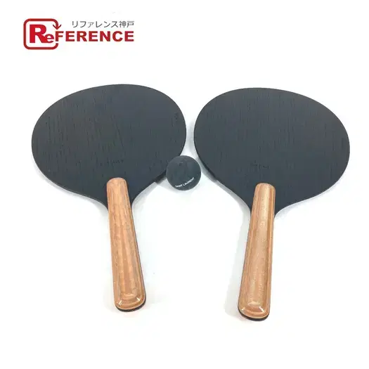 Buy SAINT LAURENT PARIS 684147 AVORA collaboration Rive-Droite racket ball Unused at Sasom – Authentic and Ready to Ship