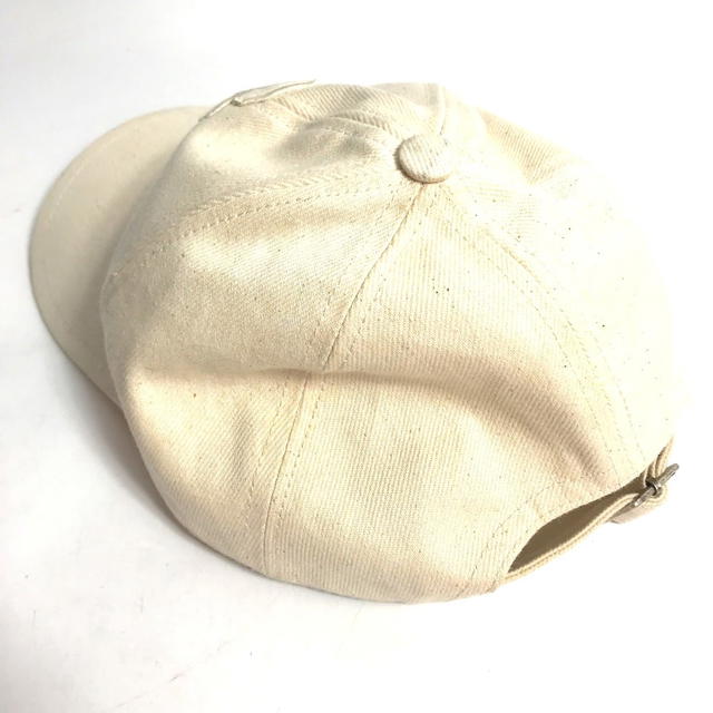 Saint Laurent SAINT LAURENT PARIS 690975 logo hat cap baseball cap cotton Beige - view 4