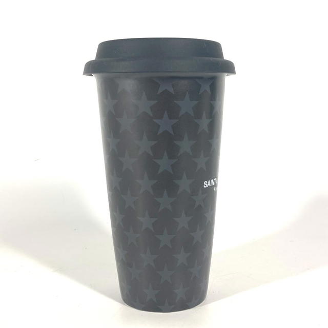 Saint Laurent SAINT LAURENT PARIS 692534 Logo Star water bottle tumbler Black/gray Unused - view 4