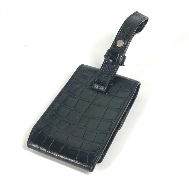 Saint Laurent SAINT LAURENT PARIS logo Cigarette case pouch Cigarette case Leather Black - view 3