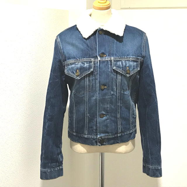 Saint Laurent SAINT LAURENT PARIS Logo Monogram Maxi Patch Bore Jacket 483202 YZ883 - view 1