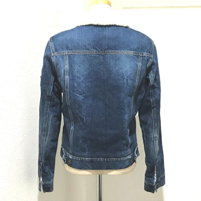 Saint Laurent SAINT LAURENT PARIS Logo Monogram Maxi Patch Bore Jacket 483202 YZ883 - view 2