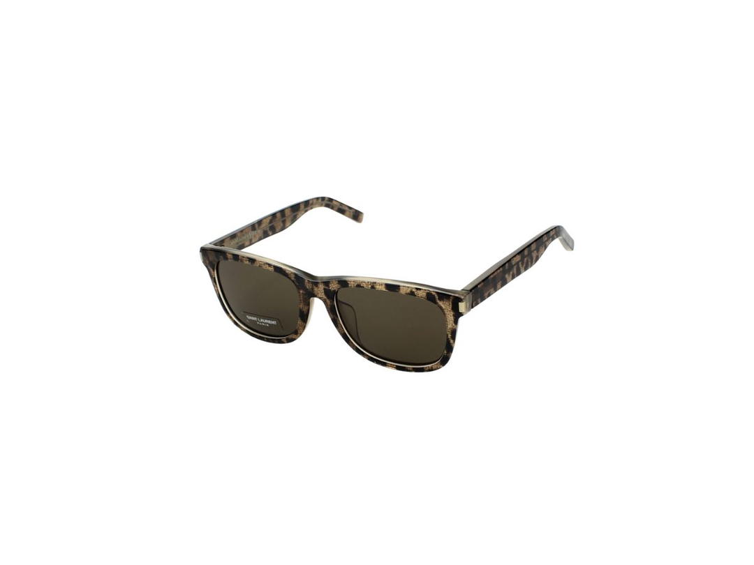 Saint Laurent Saint Laurent PBA70 Sunglasses In Palstic Frames And Black Lenses