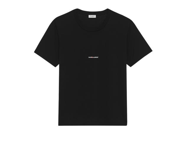 Saint Laurent Saint Laurent Rive Gauche T-Shirt Black - view 1