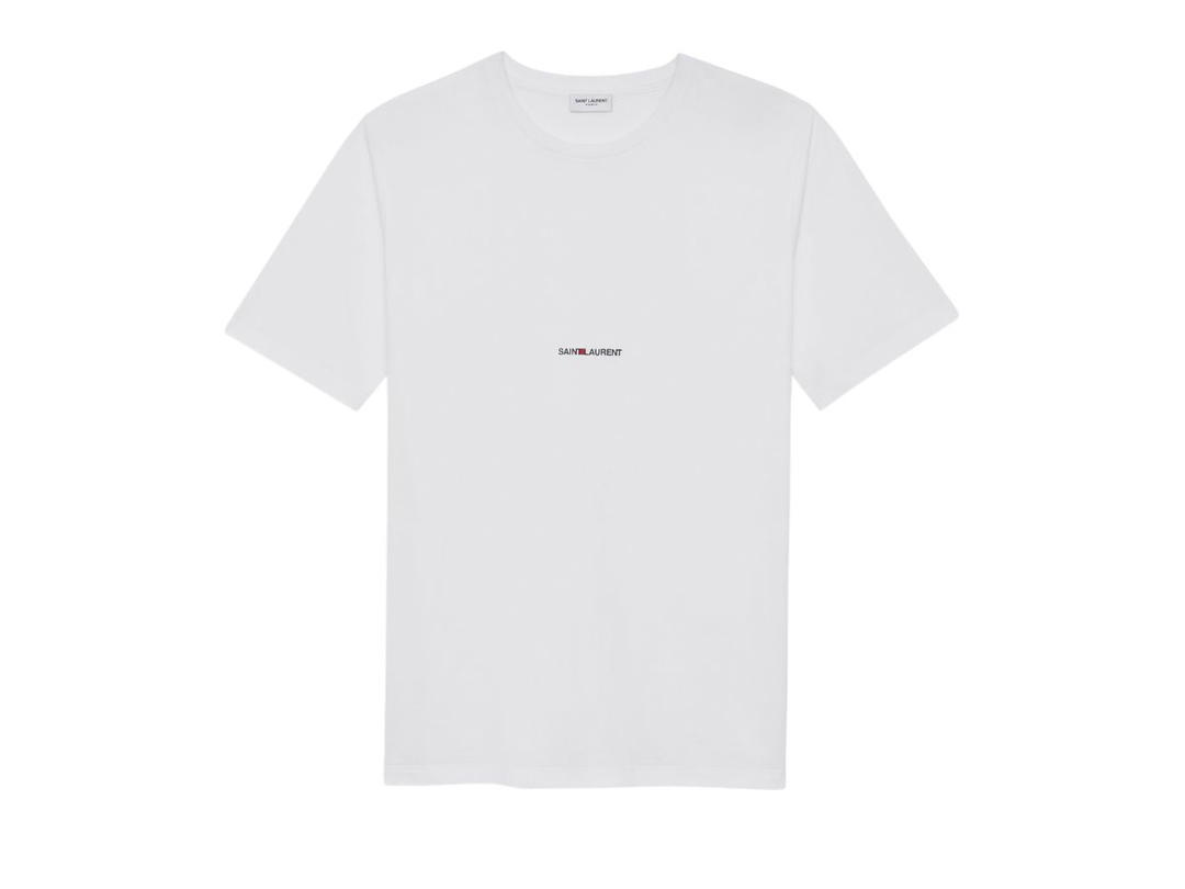 Saint Laurent Saint Laurent Rive Gauche T-Shirt White