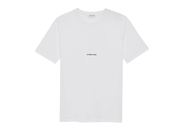 Saint Laurent Saint Laurent Rive Gauche T-Shirt White - view 1