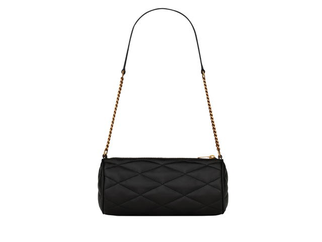 Saint Laurent Saint Laurent Sade Mini Tube Bag In Quilted Lambskin With Bronze-Toned Metal Hardware Black - view 2