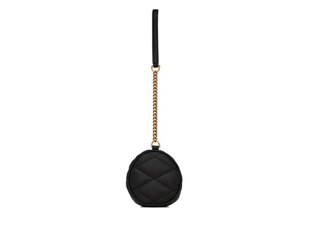 Saint Laurent Saint Laurent Sade Mini Tube Bag In Quilted Lambskin With Bronze-Toned Metal Hardware Black - view 3