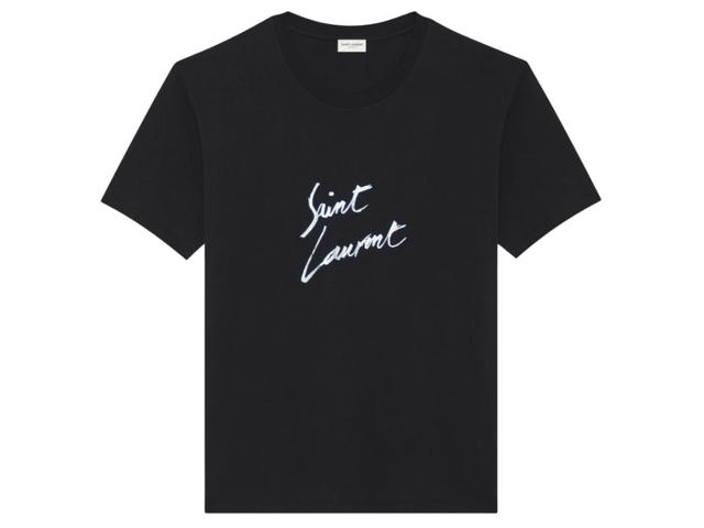 Saint Laurent SAINT LAURENT SIGNATURE T-SHIRT BLACK - view 1