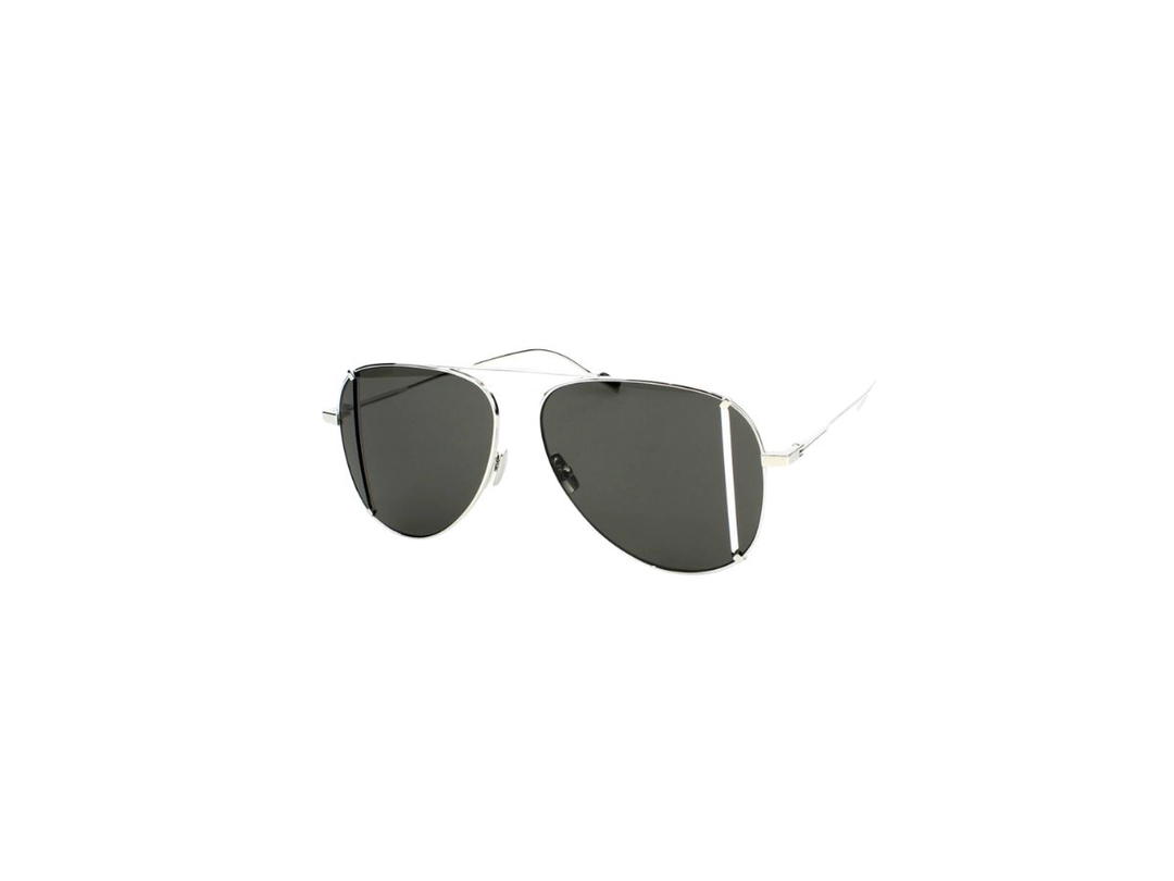 Saint Laurent Saint Laurent SL 193 Sunglasses In Stainless Steel Frames And Grey Lenses