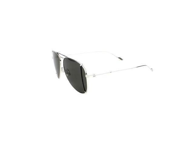 Saint Laurent Saint Laurent SL 193 Sunglasses In Stainless Steel Frames And Grey Lenses - view 5