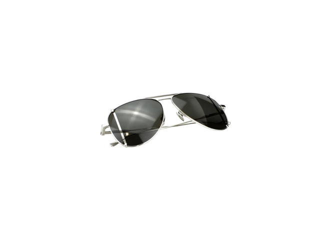Saint Laurent Saint Laurent SL 193 Sunglasses In Stainless Steel Frames And Grey Lenses - view 6