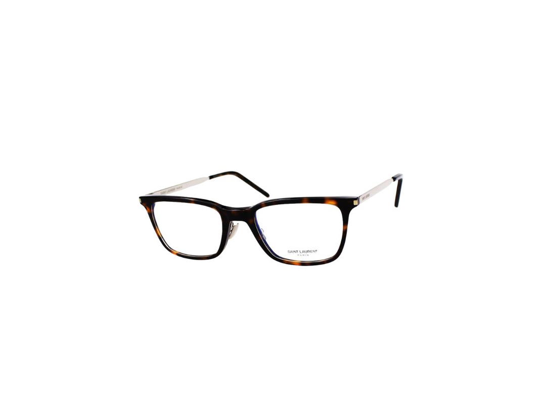 Saint Laurent Saint Laurent SL 262 Glasses In Havana Acetate Frame With Demo Lens