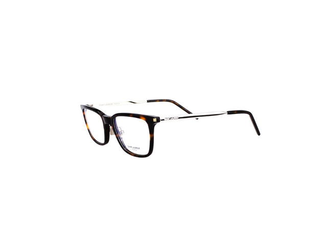 Saint Laurent Saint Laurent SL 262 Glasses In Havana Acetate Frame With Demo Lens - view 3