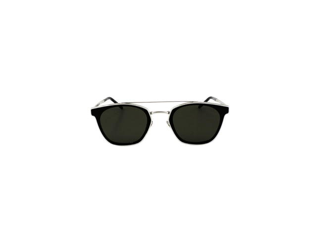 Saint Laurent Saint Laurent SL 28 Sunglasses In Stainless Steel Frames And Grey Lenses - view 2