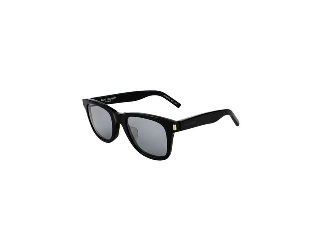 Saint Laurent Saint Laurent SL 51 Sunglasses In Black Plastic Frames And Mirror Lenses - view 5