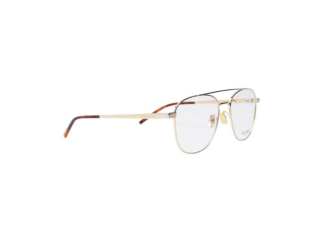 Saint Laurent Saint Laurent SL 530 Glasses In Gold Acetate Frame With Demo Lens - view 3