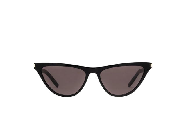 Saint Laurent Saint Laurent SL 550 Sunglasses In Acetate Frames With Solid Black Lens Black - view 2