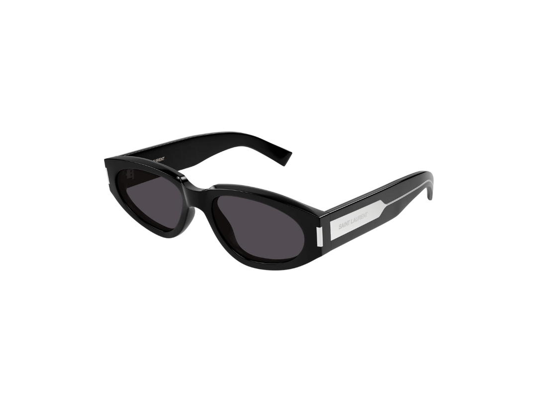 Saint Laurent Saint Laurent SL 618 In Black Frames With Grey Lenses Silver