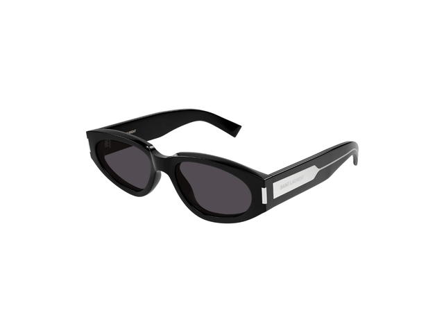 Saint Laurent Saint Laurent SL 618 In Black Frames With Grey Lenses Silver - view 1